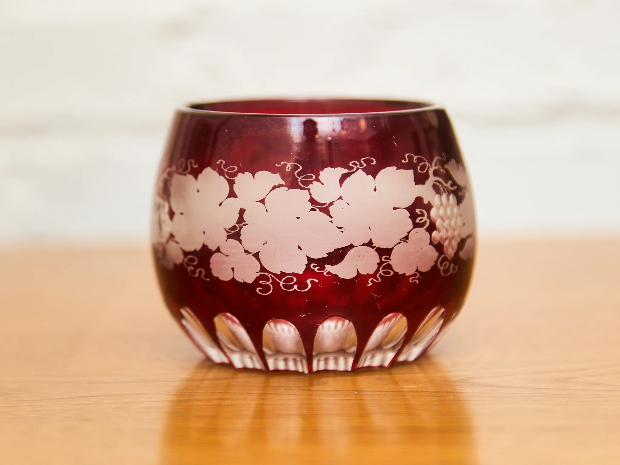 Ruby Red Bohemian Glass - Image 3