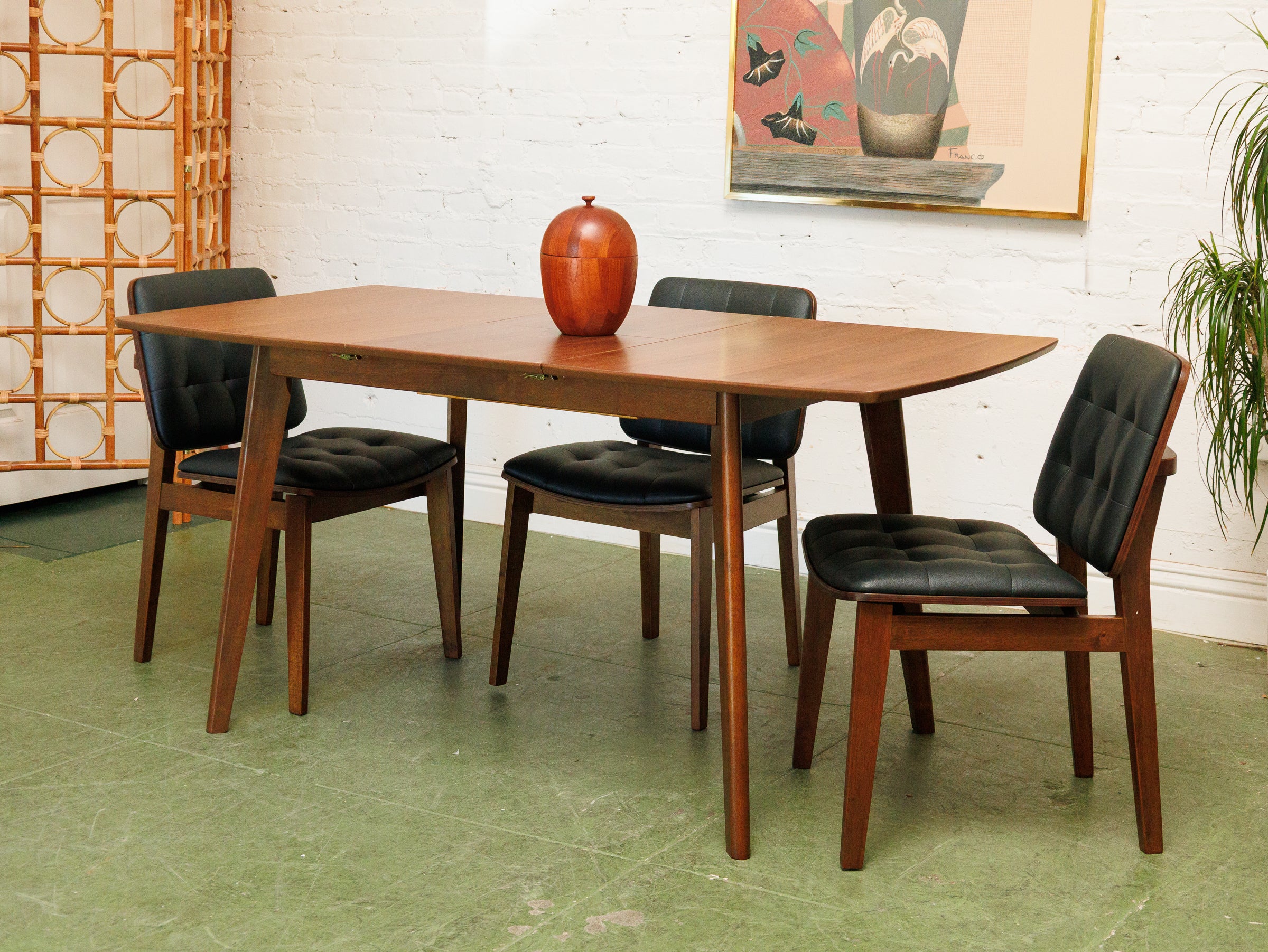 Butterfly Leaf Walnut Dining Table - Image 2
