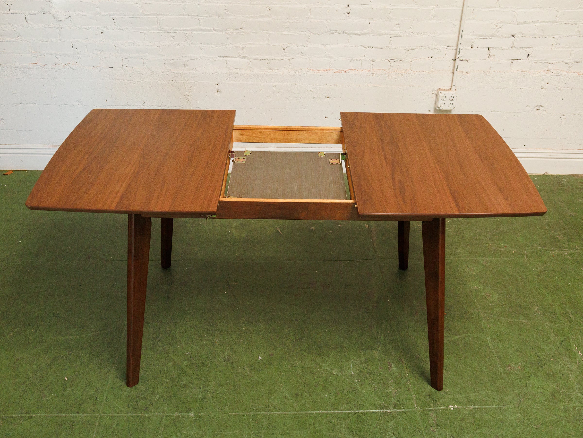 Butterfly Leaf Walnut Dining Table - Image 3