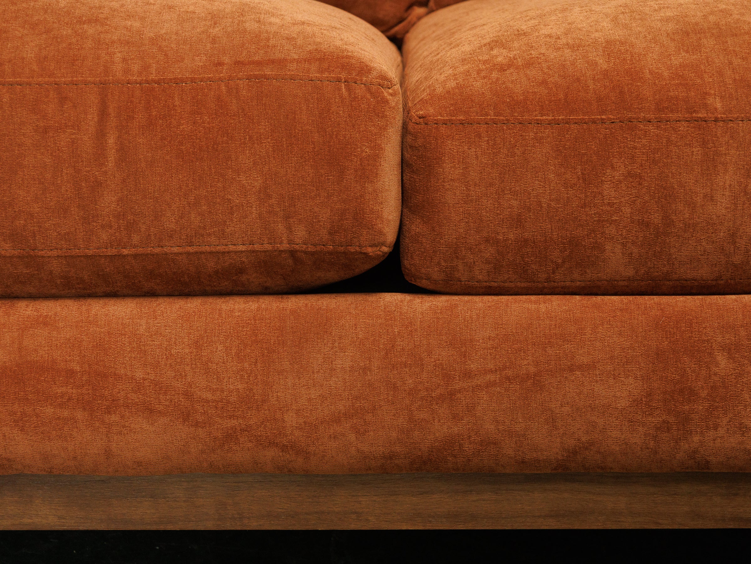 Lisette Sectional with Bumper chaise in Sienna - Image 9