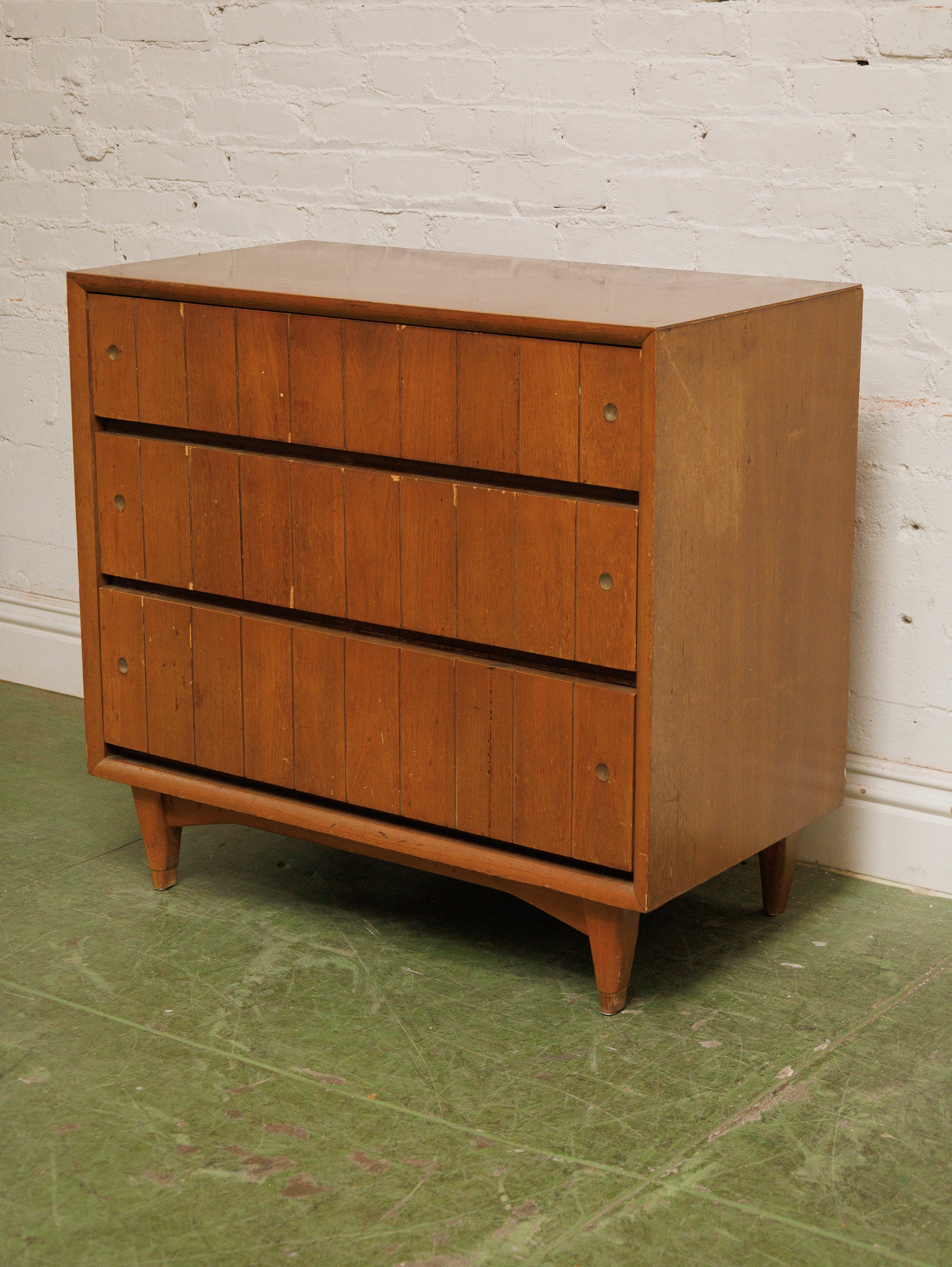 Lowboy Kroeler Mid Century Chest of Drawers - Image 3