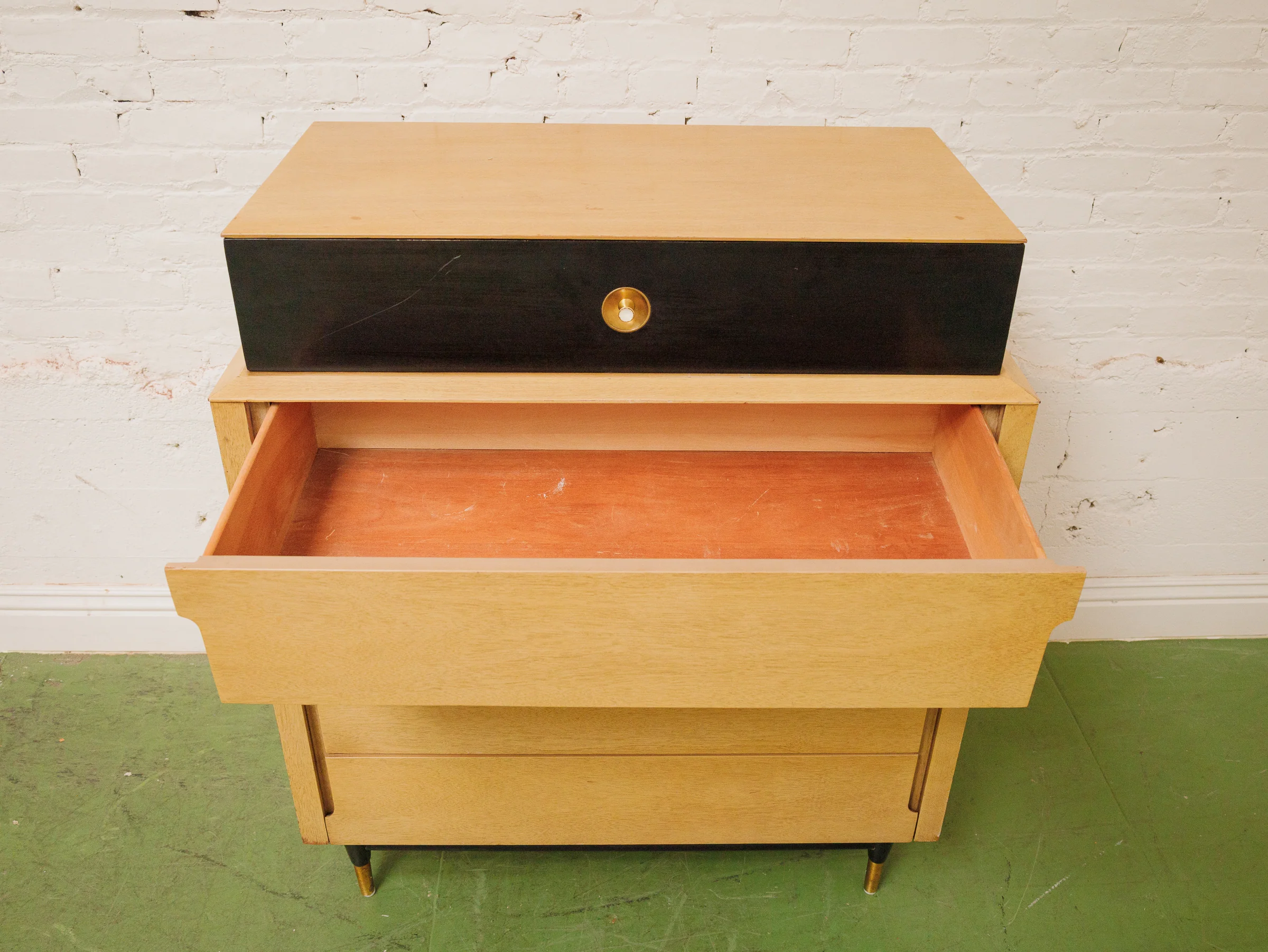Vintage gentleman’s high boy chest - Image 6