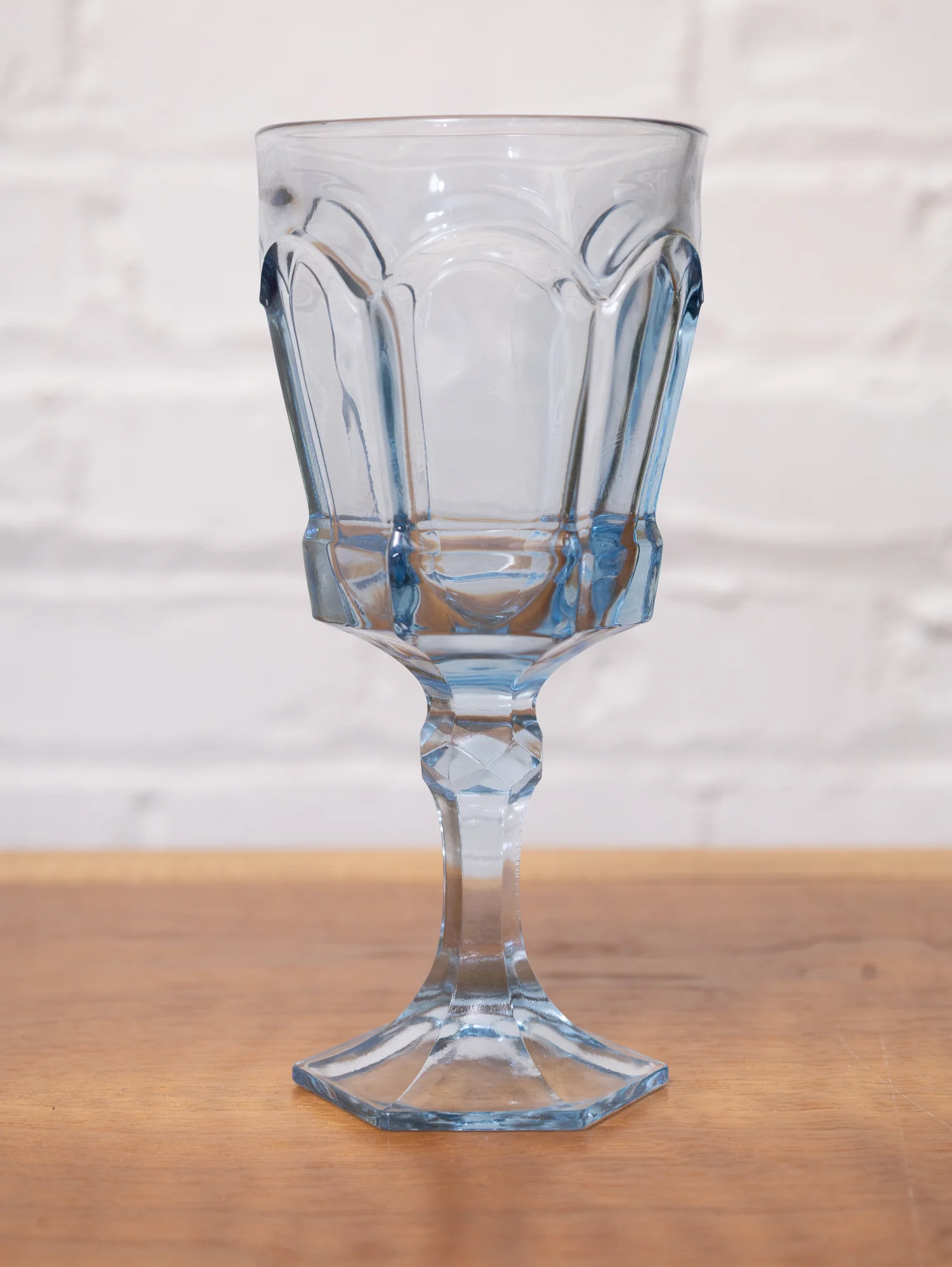 Blue Vintage Wine Goblets Set of 8 - Image 4