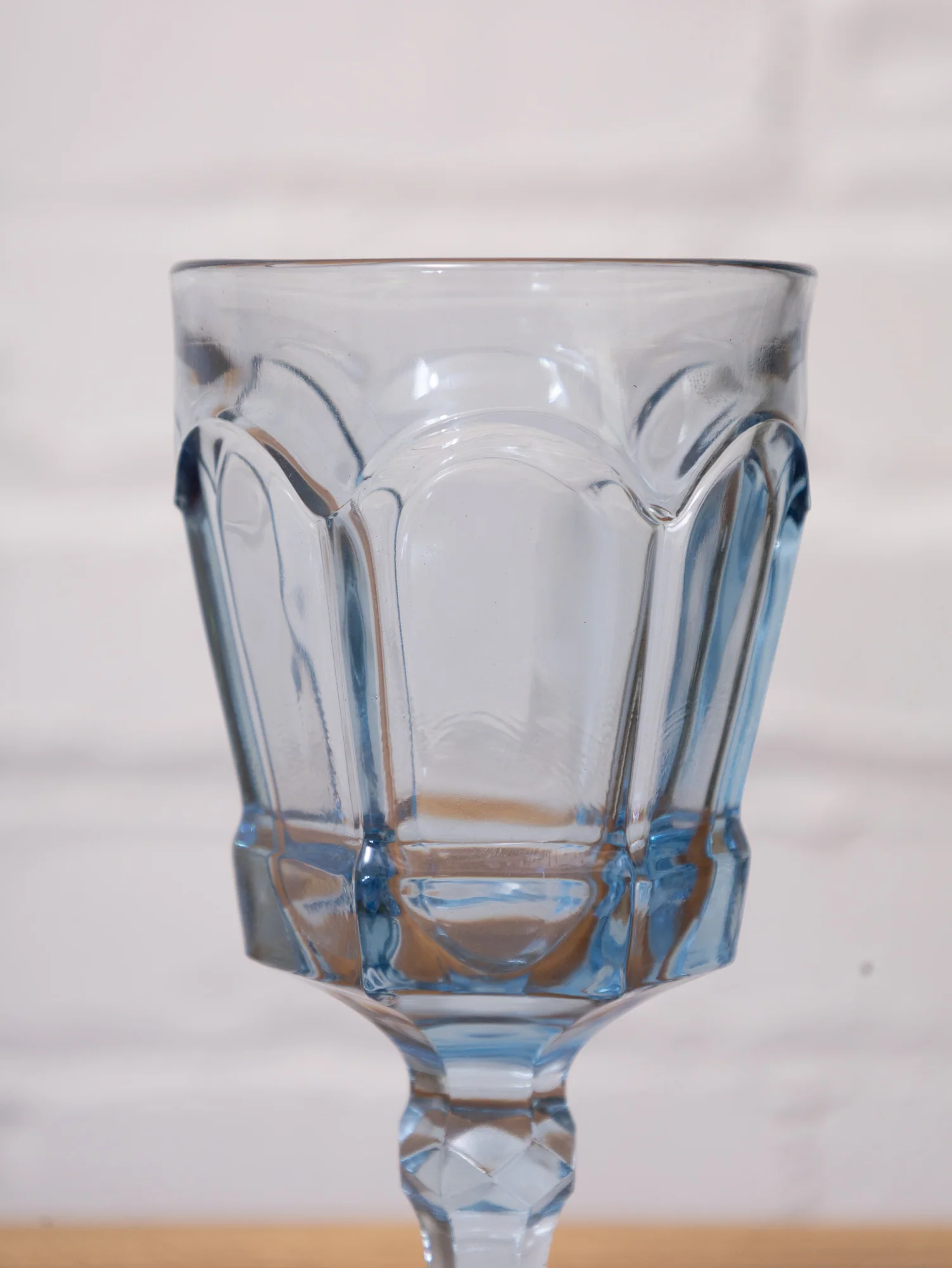 Blue Vintage Wine Goblets Set of 8 - Image 6