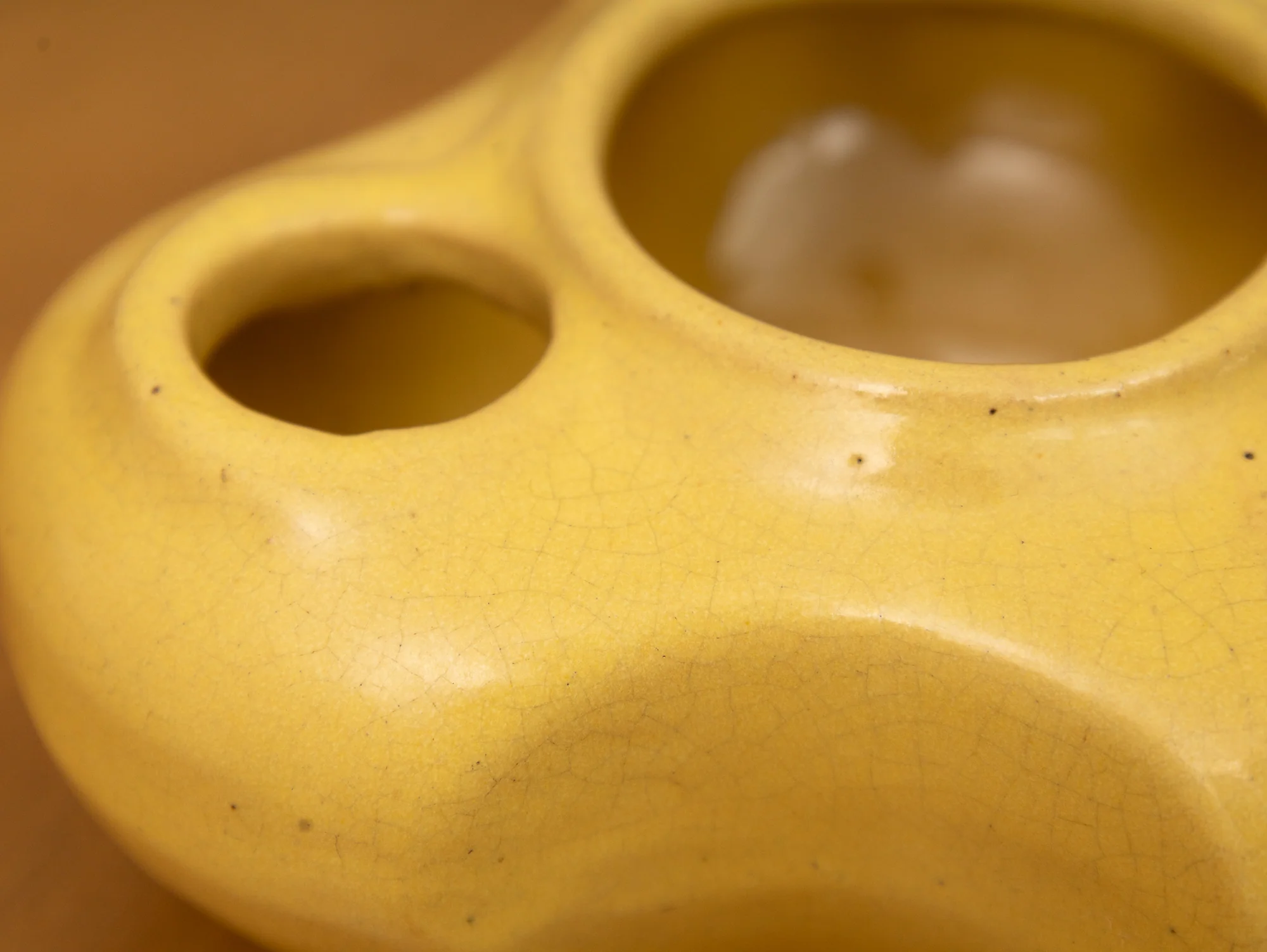 Yellow Mid Century Planter - Image 4