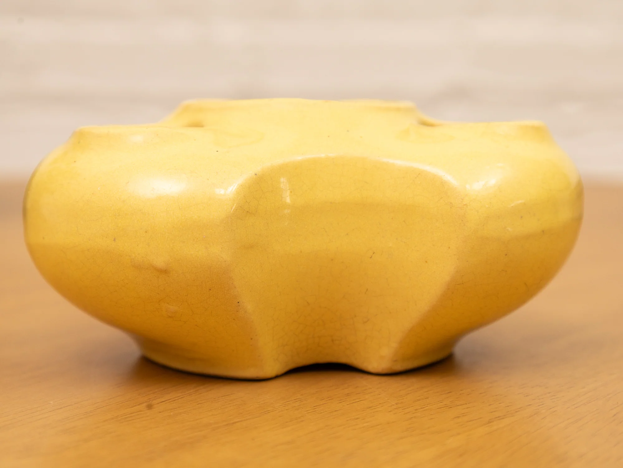 Yellow Mid Century Planter - Image 5