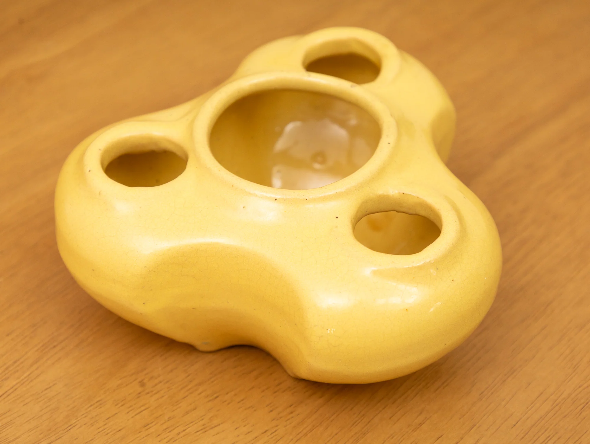Yellow Mid Century Planter - Image 6
