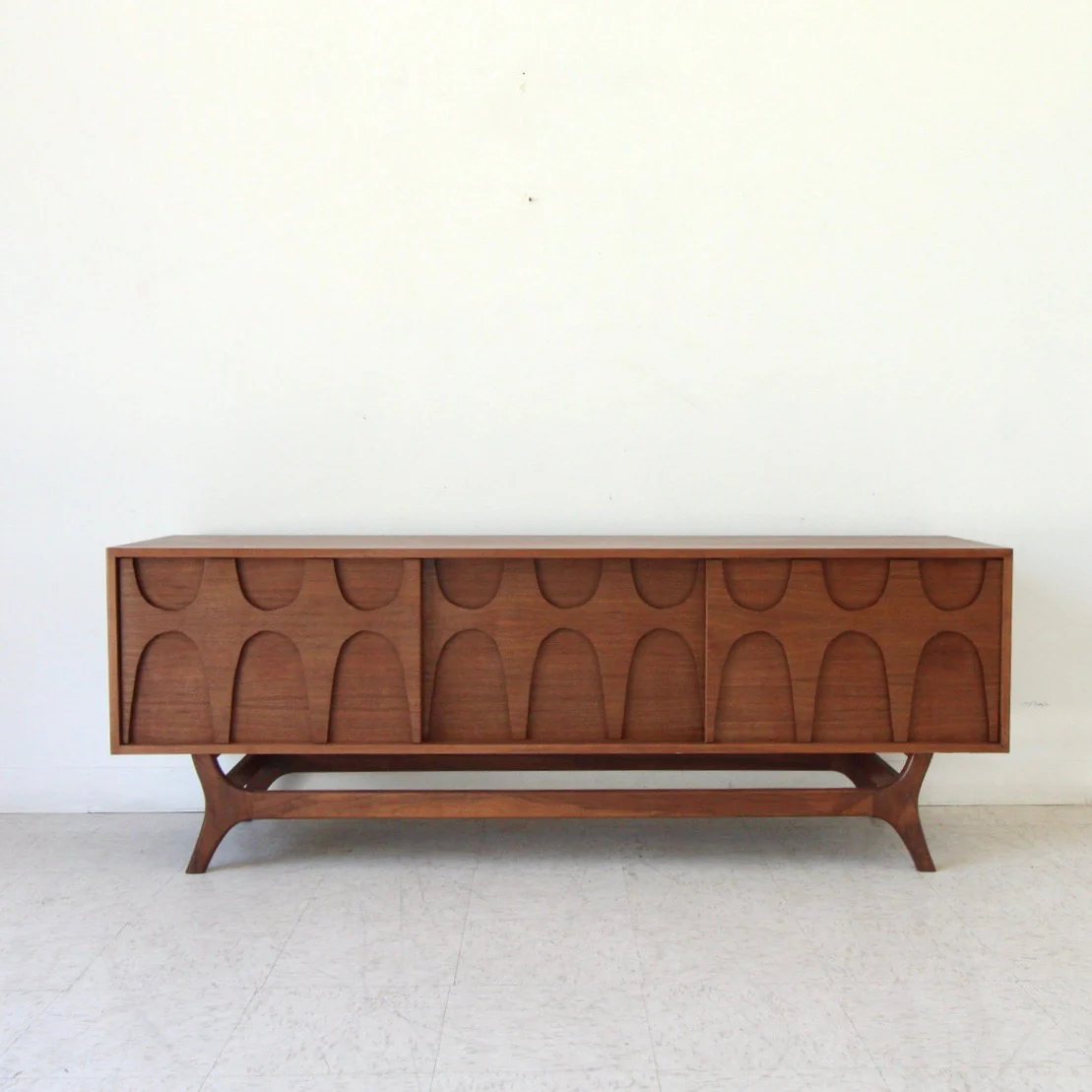 Scandinavian Walnut Credenza by Sunbeam Vintage - Image 3