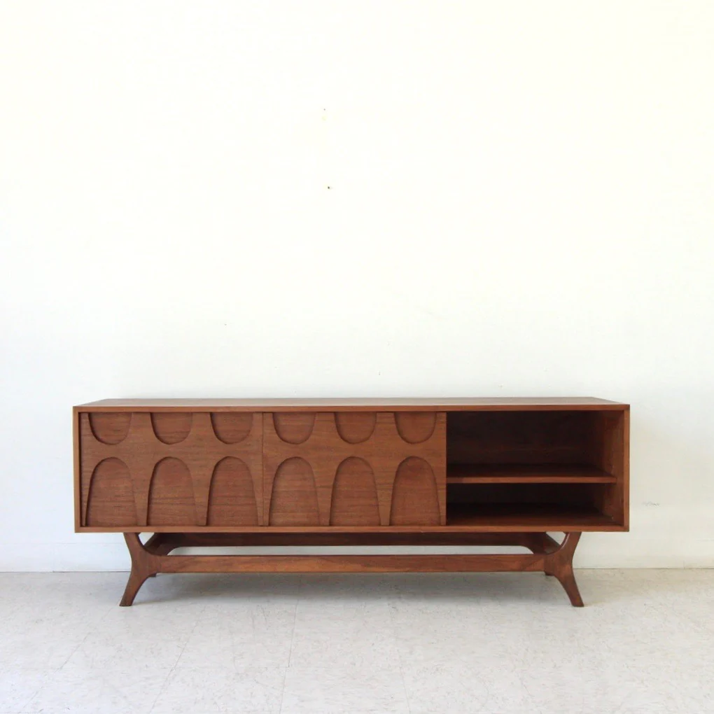 Scandinavian Walnut Credenza by Sunbeam Vintage - Image 6