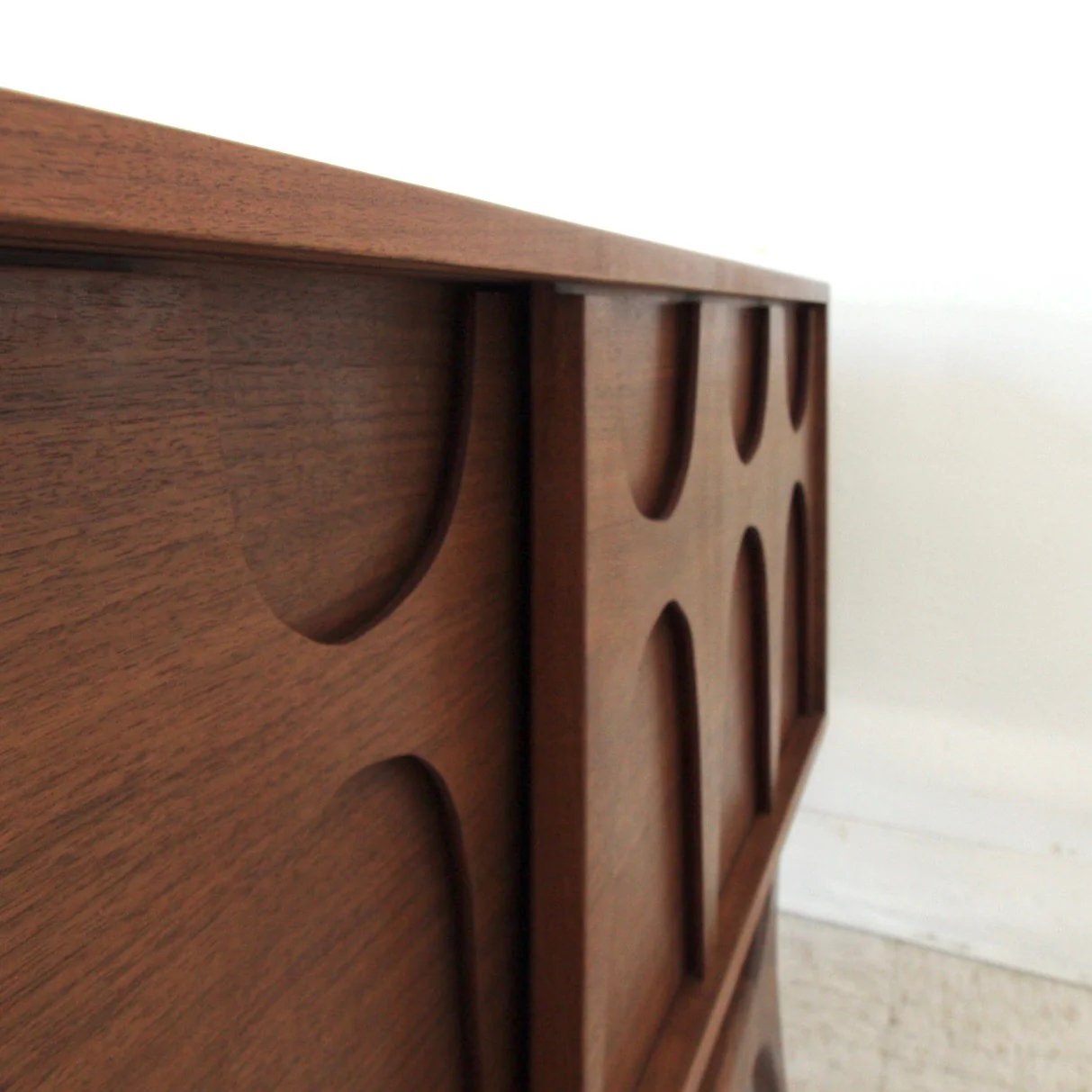 Scandinavian Walnut Credenza by Sunbeam Vintage - Image 7