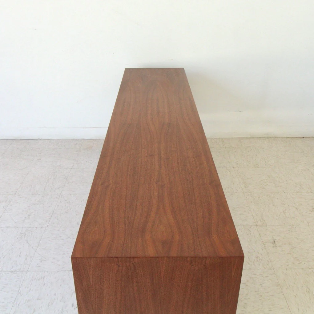 Scandinavian Walnut Credenza by Sunbeam Vintage - Image 8