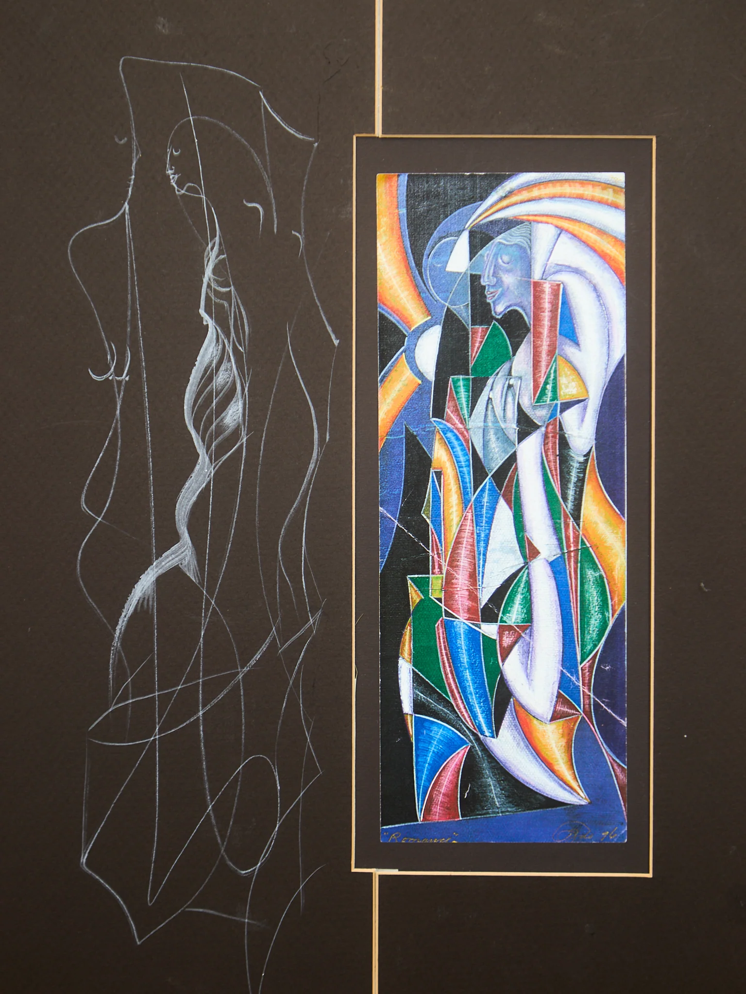 Signed Abstract Art - Image 3