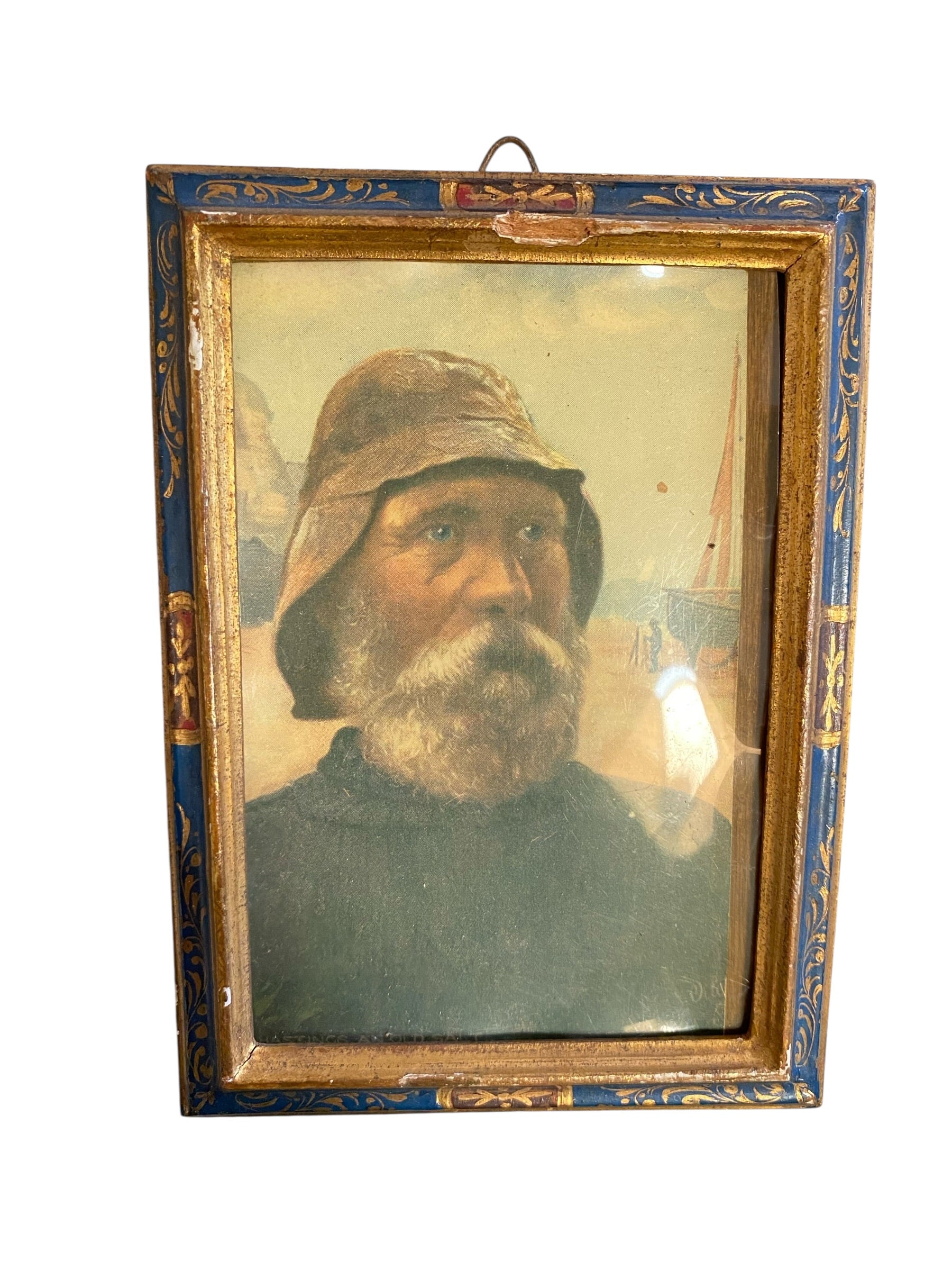 Small Portrait of Fisherman in Denmark