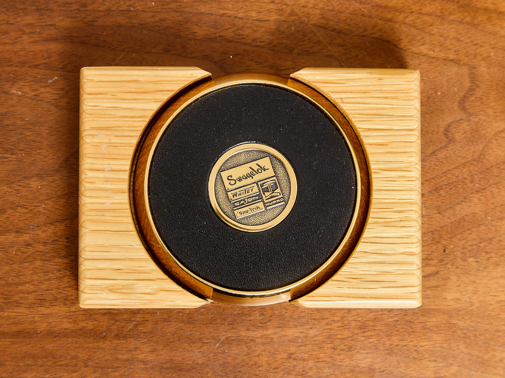 Solid Brass Vintage Coasters - Image 4