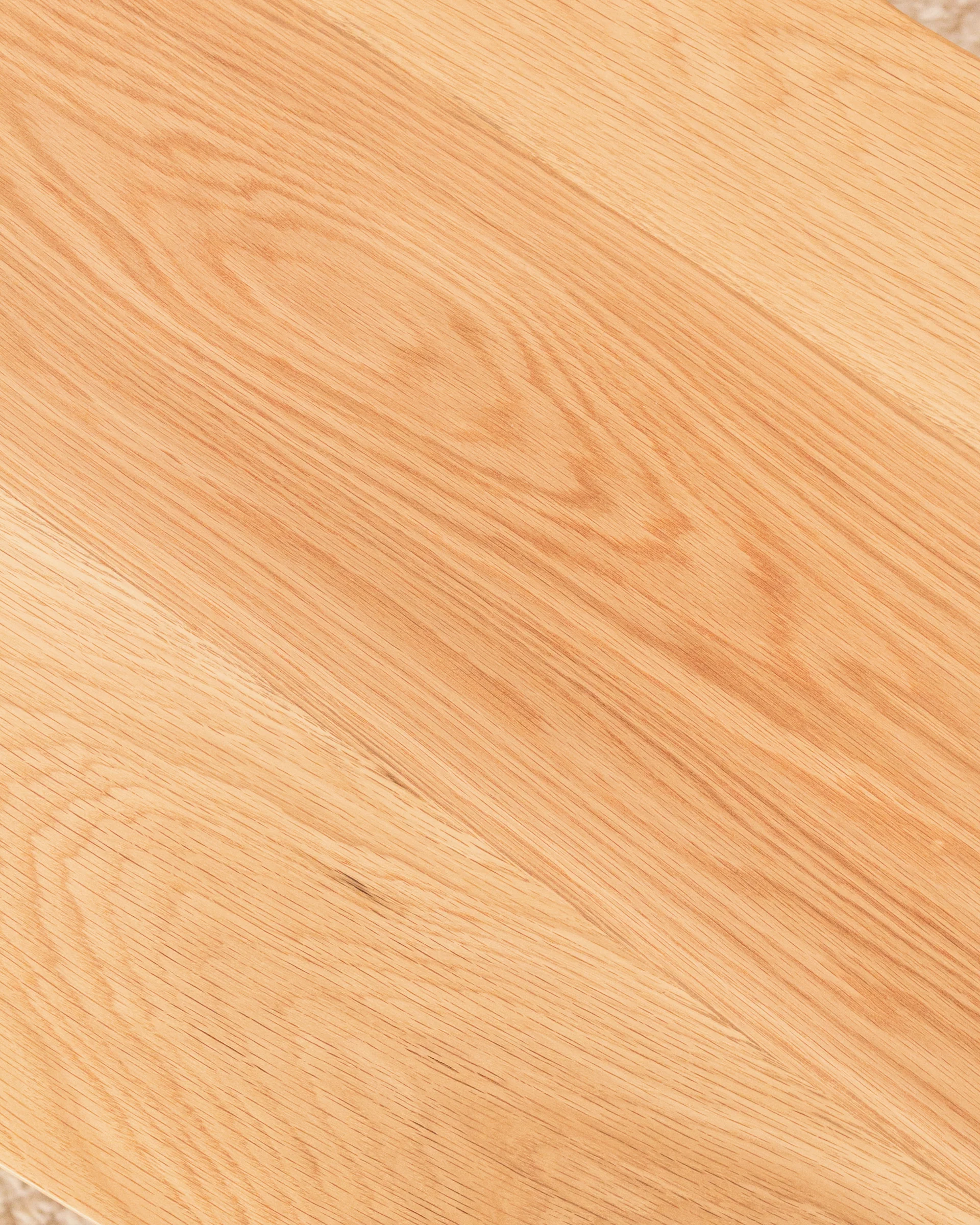Solid Oak Amoeba Coffee Table - Image 9