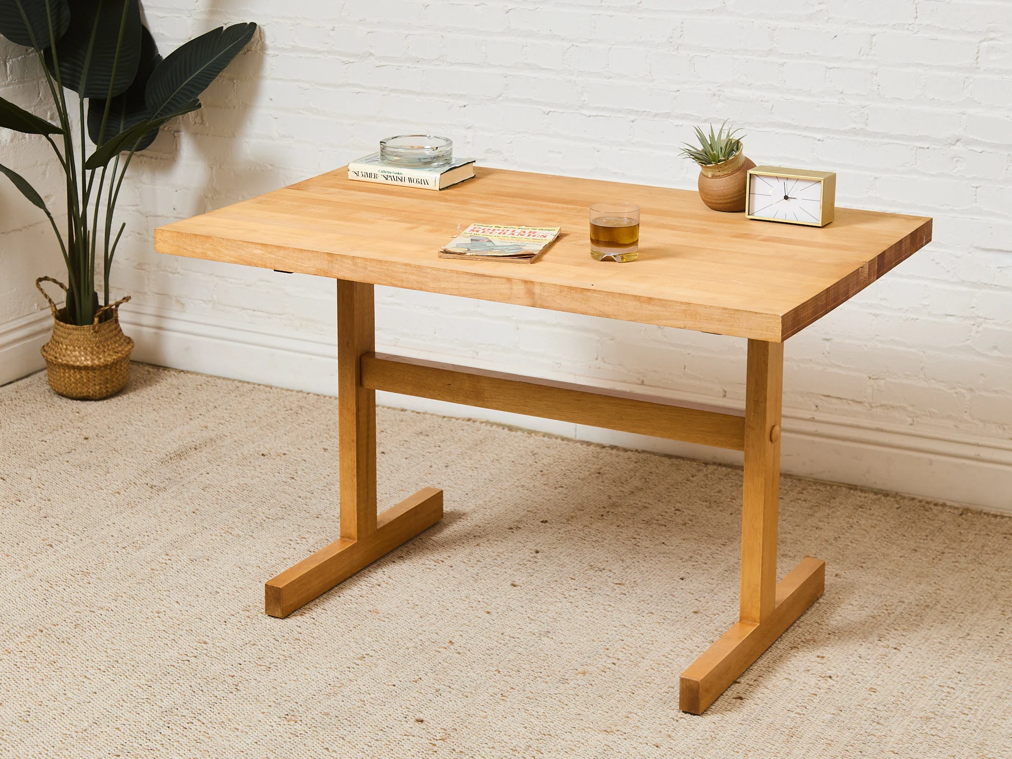 Solid Pine Vintage Trestle Table