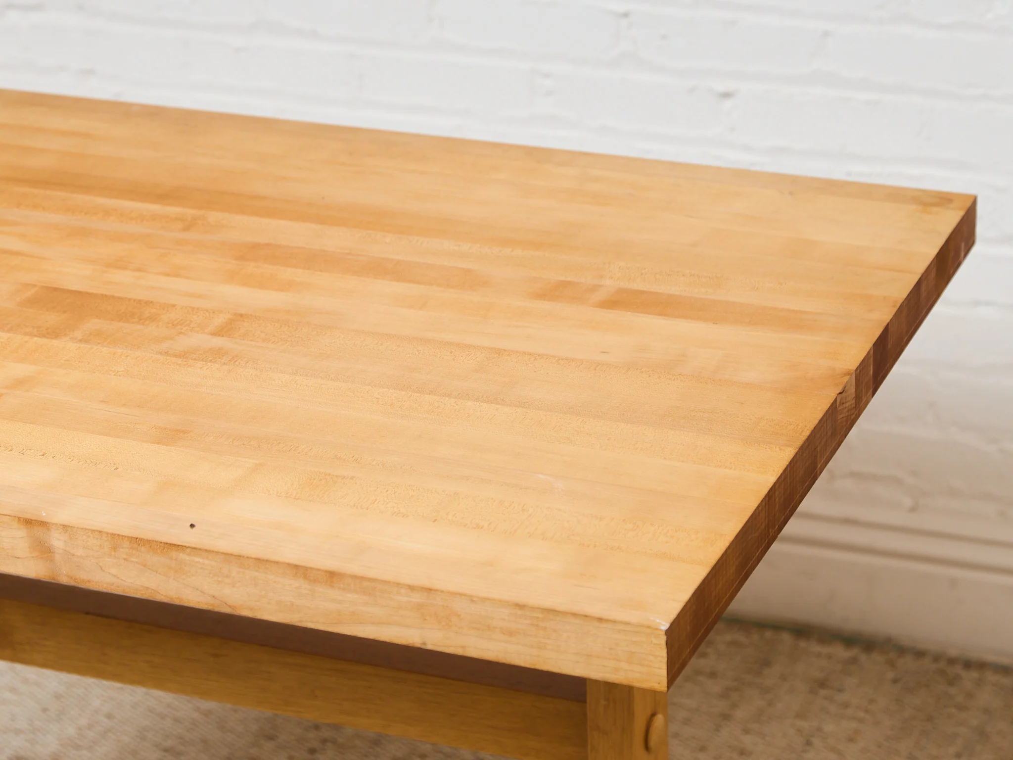 Solid Pine Vintage Trestle Table - Image 8