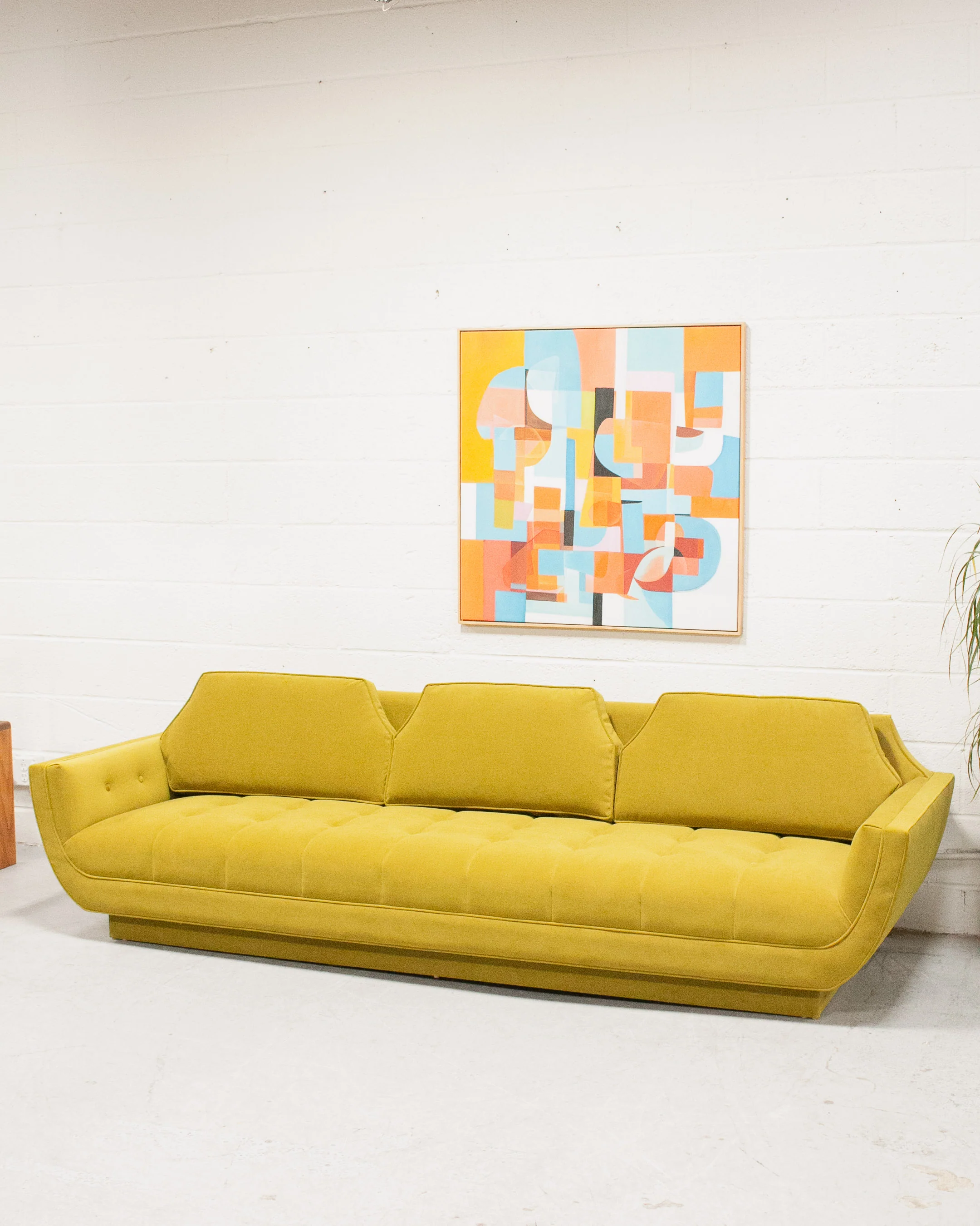 Gondola Sofa in Chartreuse - Image 3