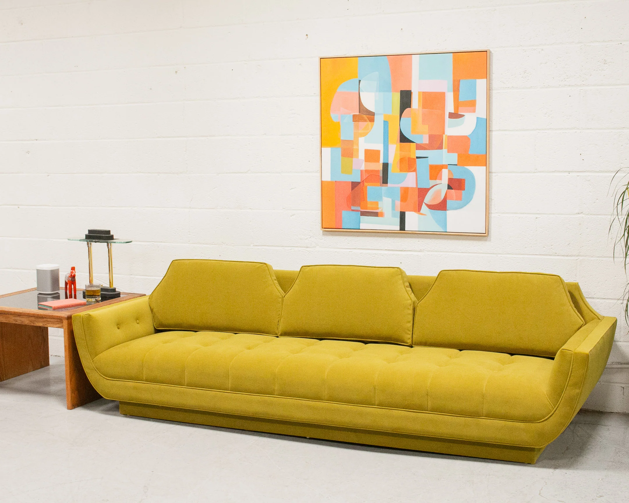 Gondola Sofa in Chartreuse - Image 4