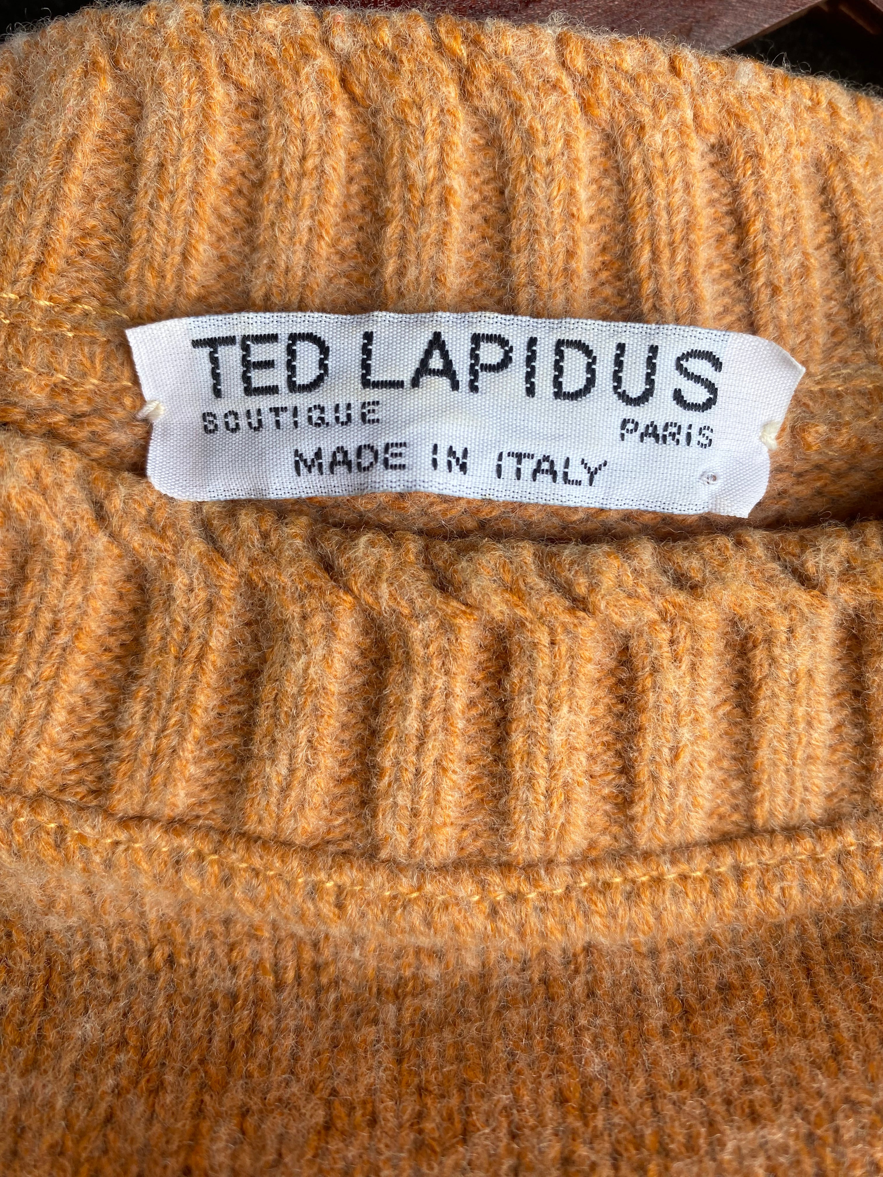 Ted Lapidus Camel Beige Sweater - Image 2