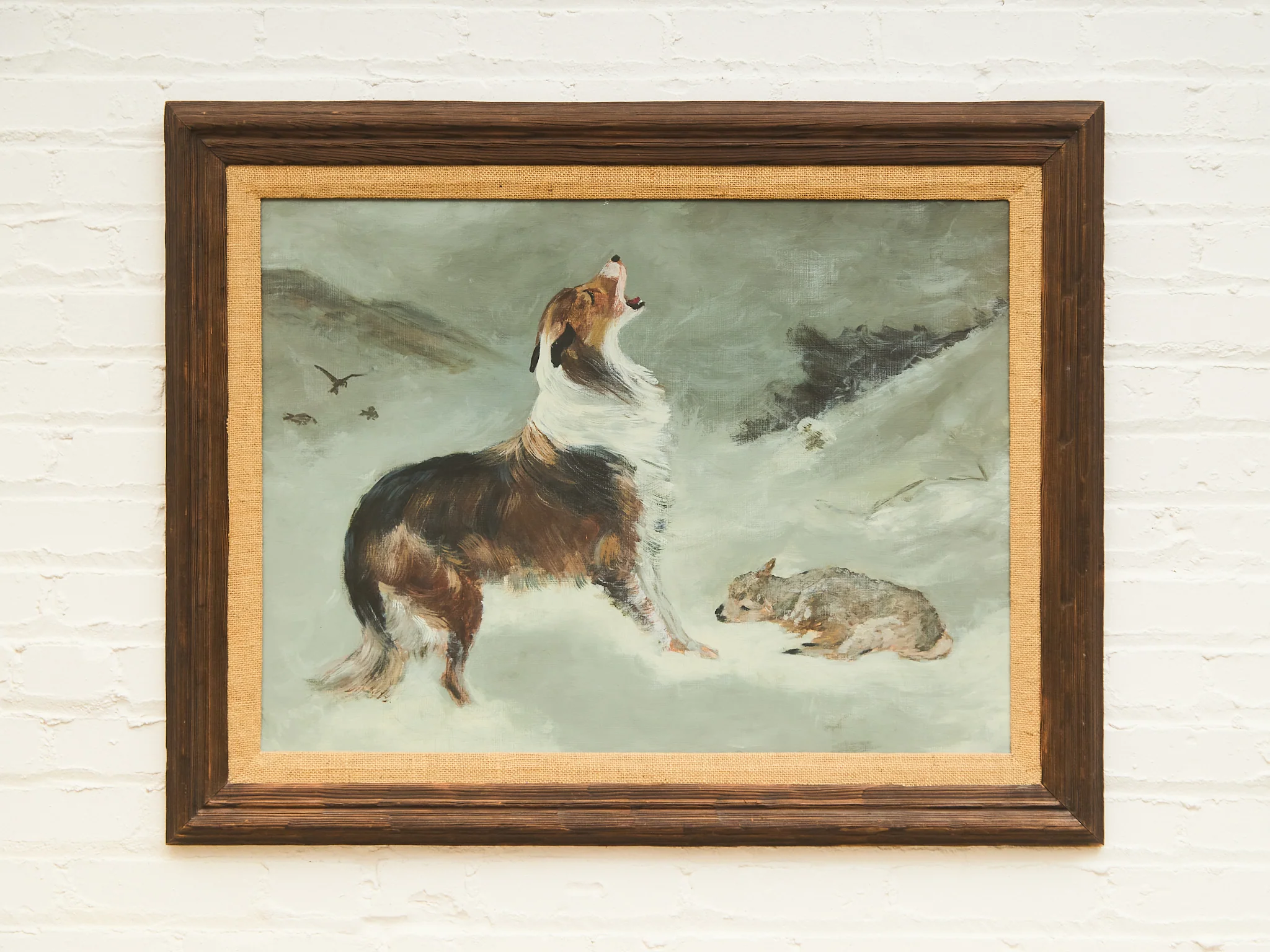 The study of Shepherd’s Vigil Oil Painting by Albrecht Schenck