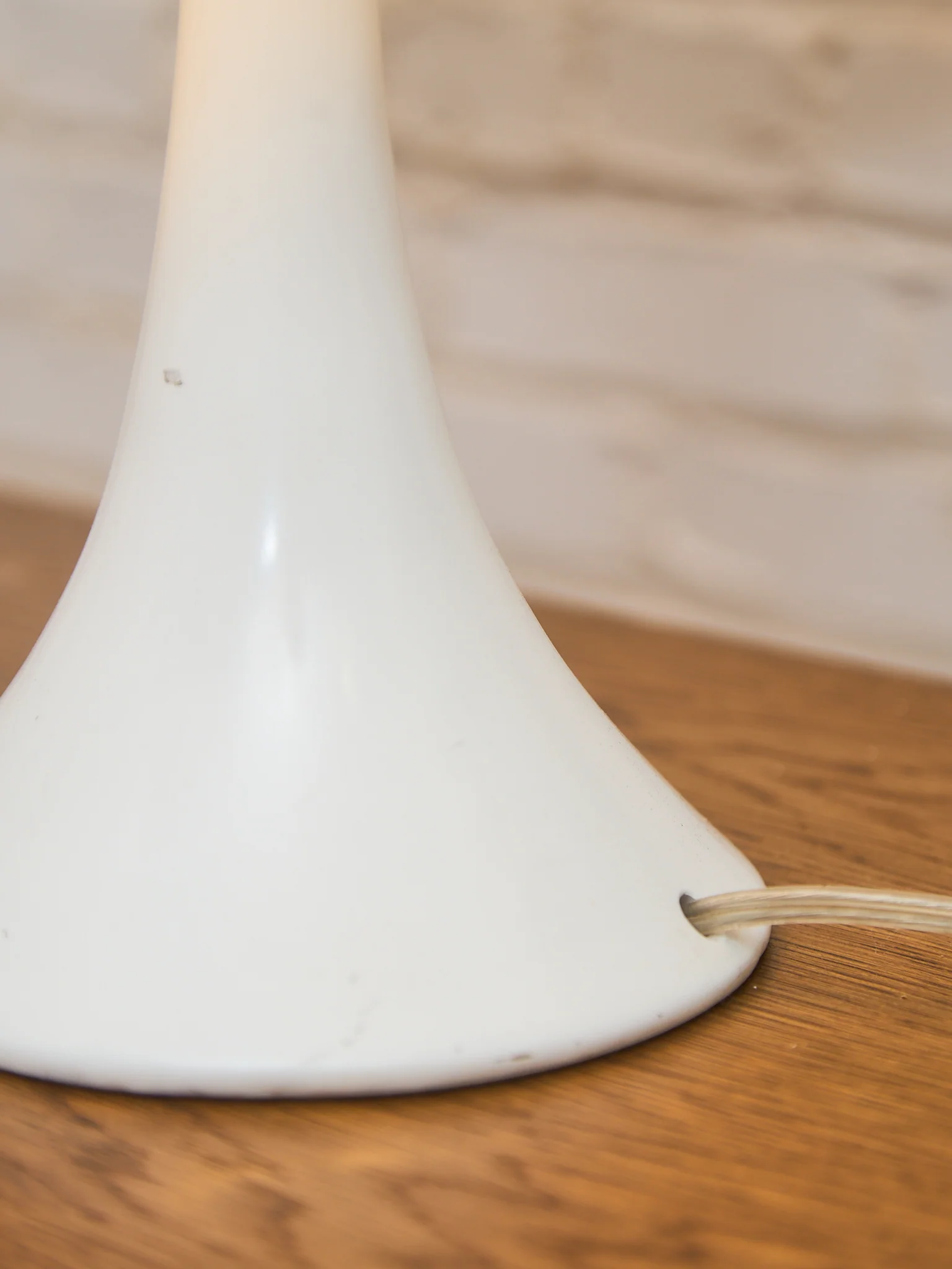 Tulip Base Vintage Lamp Black Shade - Image 11