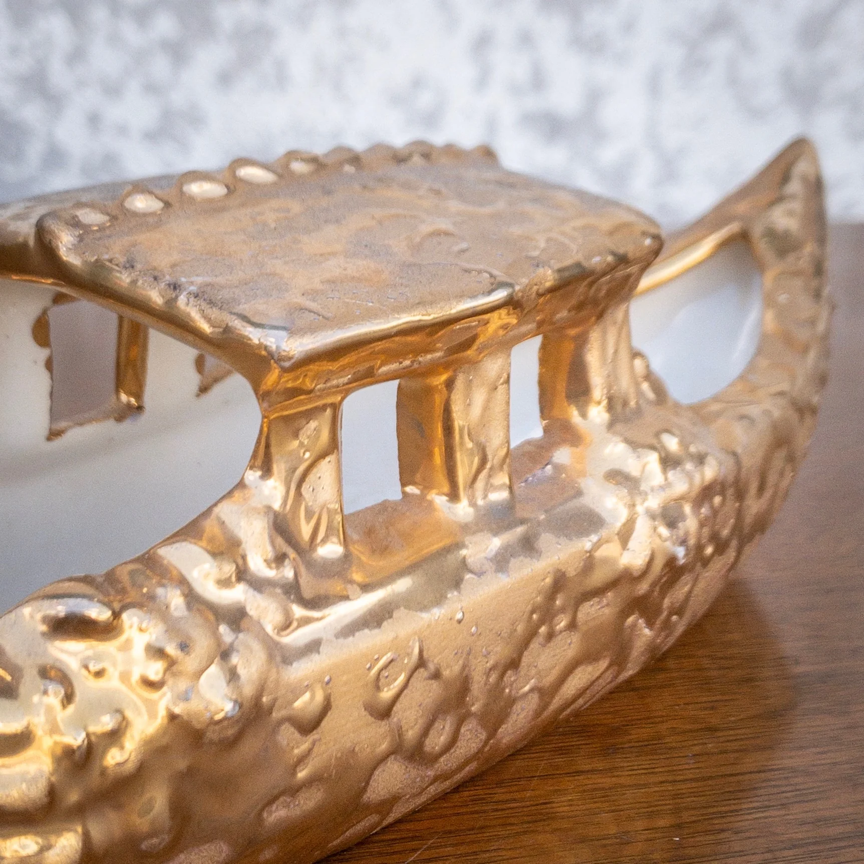 Vintage 14k Glazed Ceramic - Image 4