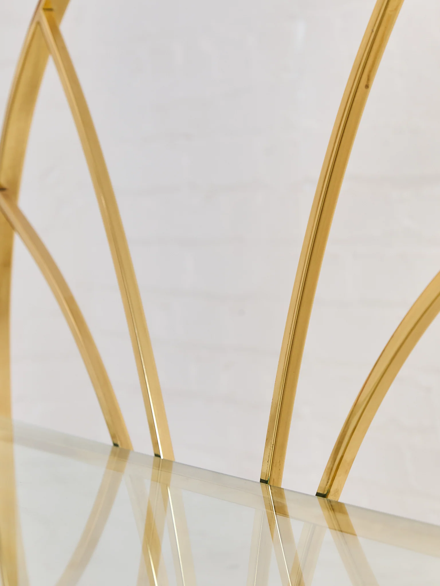 Vintage Brass Arched Etagere designed by Milo Baughman for Design Institute of America (DIA) - Image 16