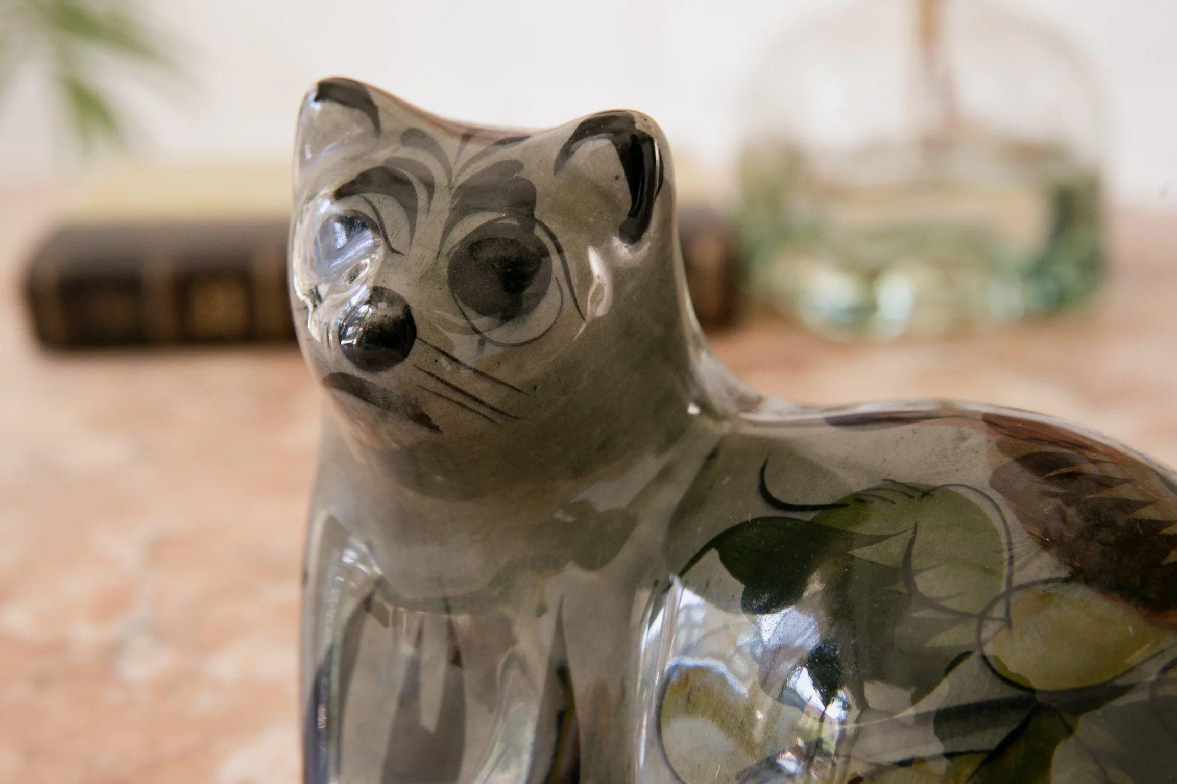Vintage Folk Art Cat - Image 4