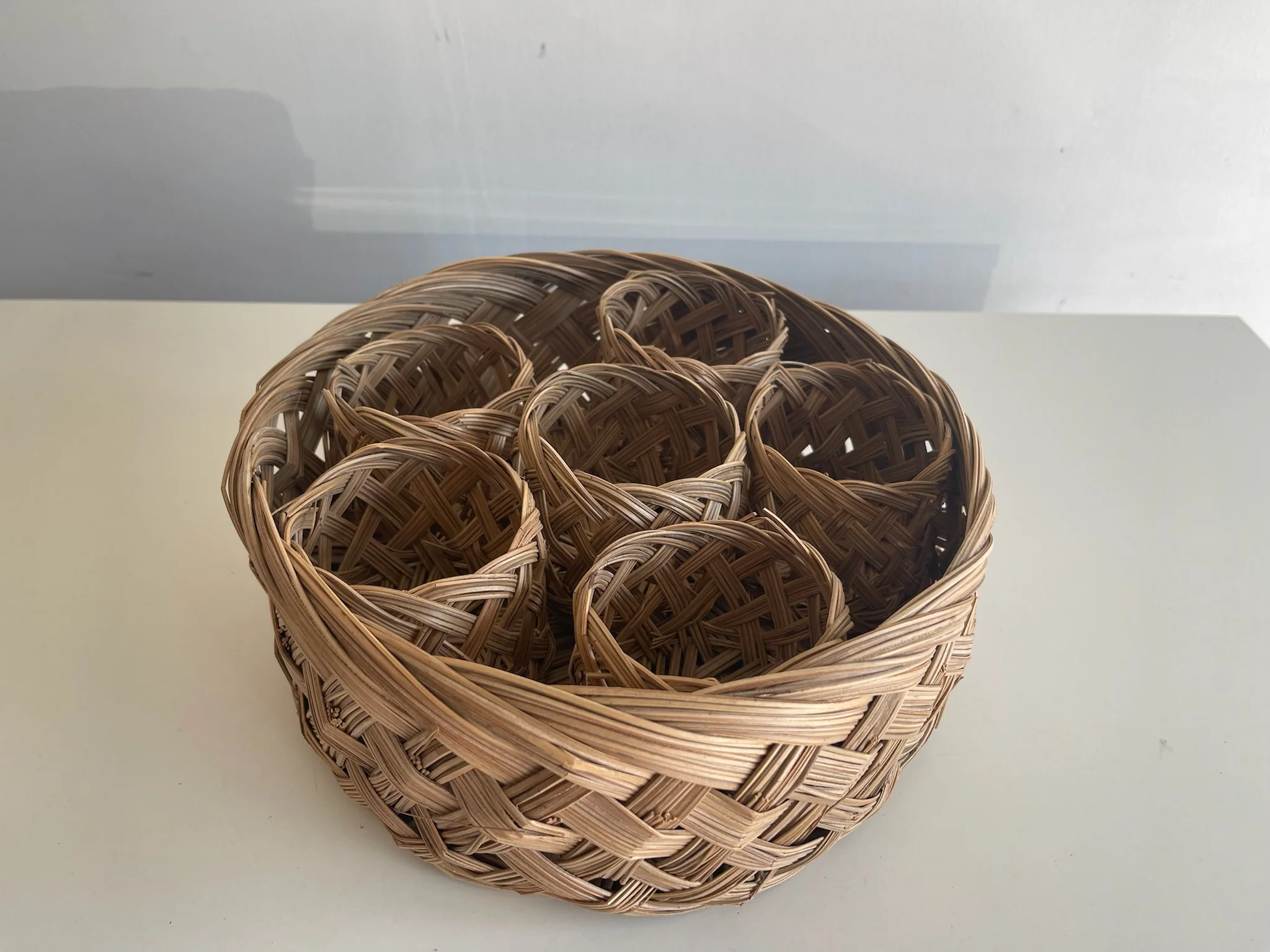 Woven wicker Basket set - Image 3