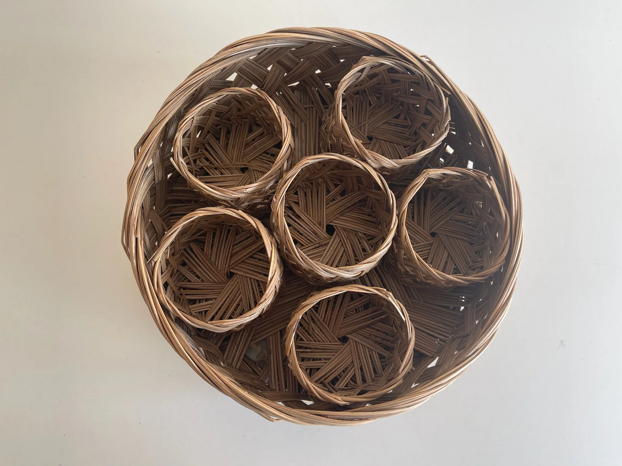 Woven wicker Basket set - Image 4