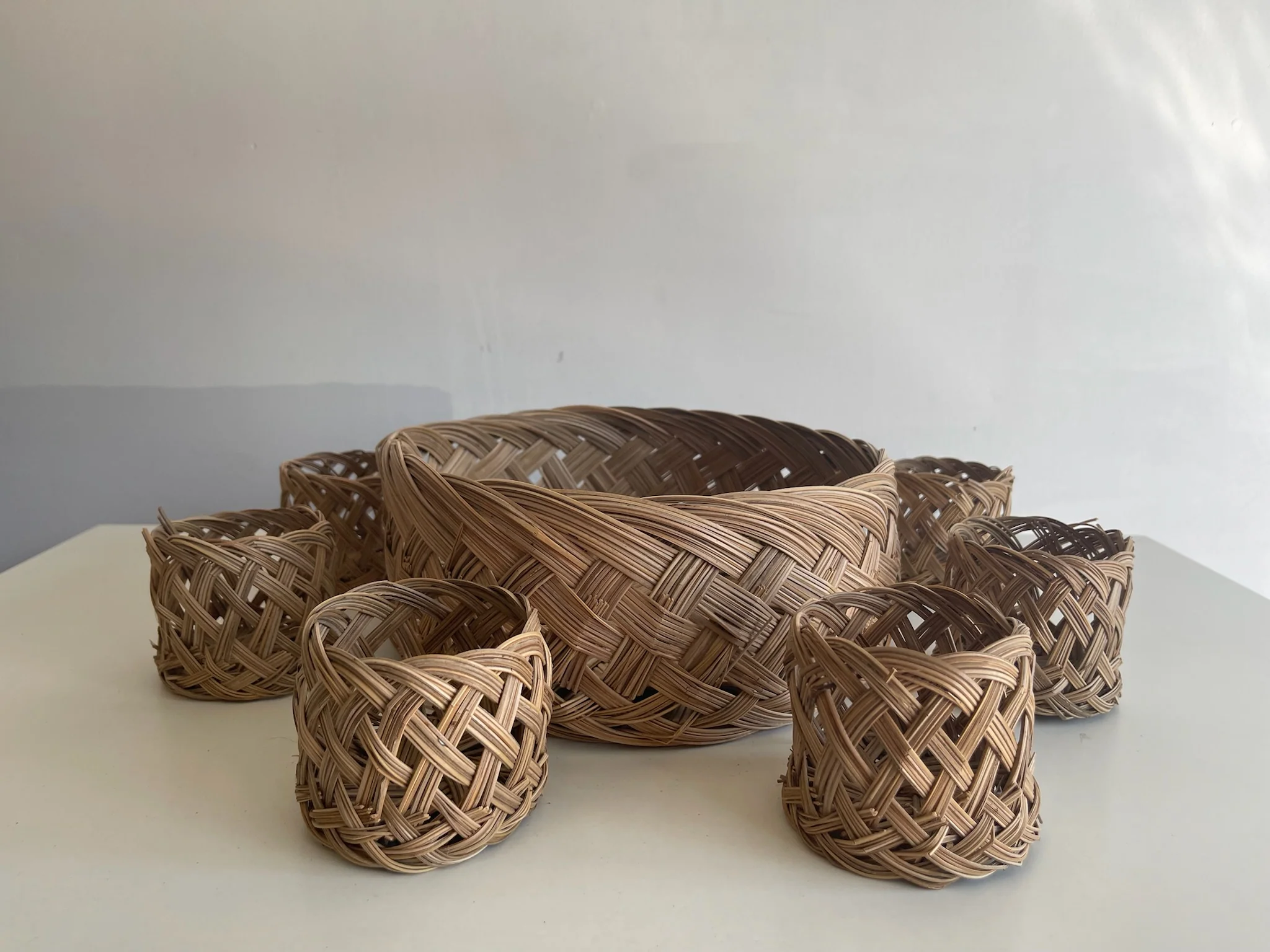 Woven wicker Basket set - Image 5